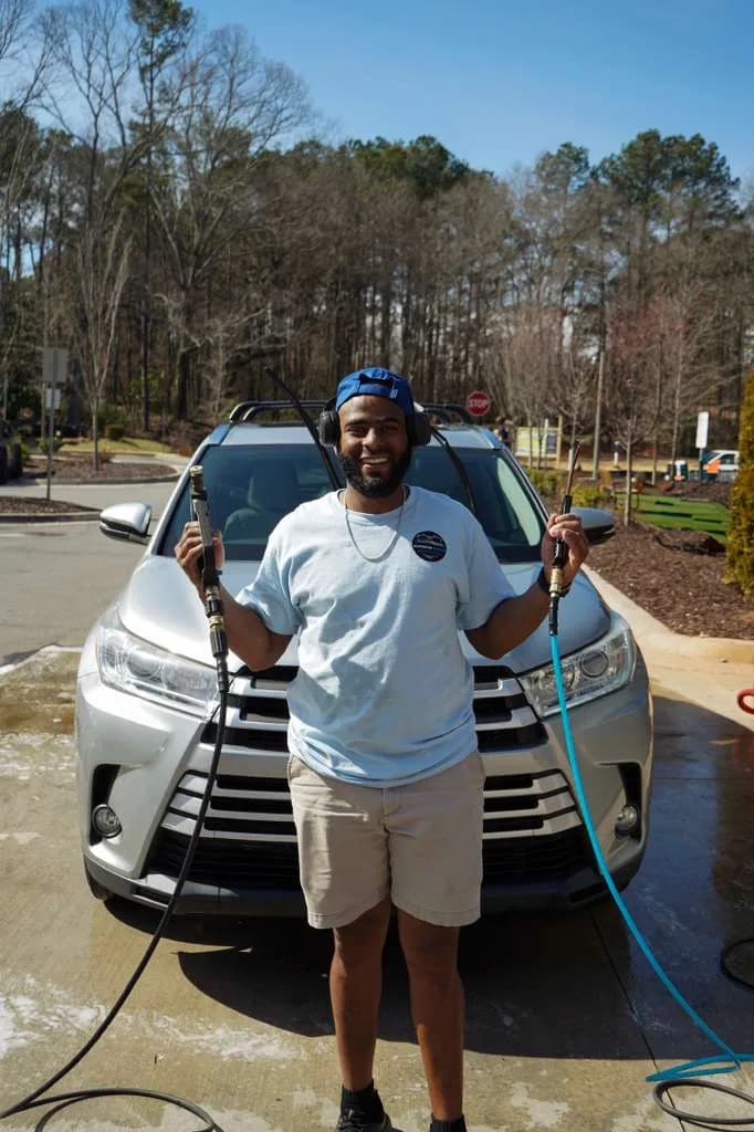 Ehudy Montas owner of Supreme Bucks Detailing Sugar Hill GA